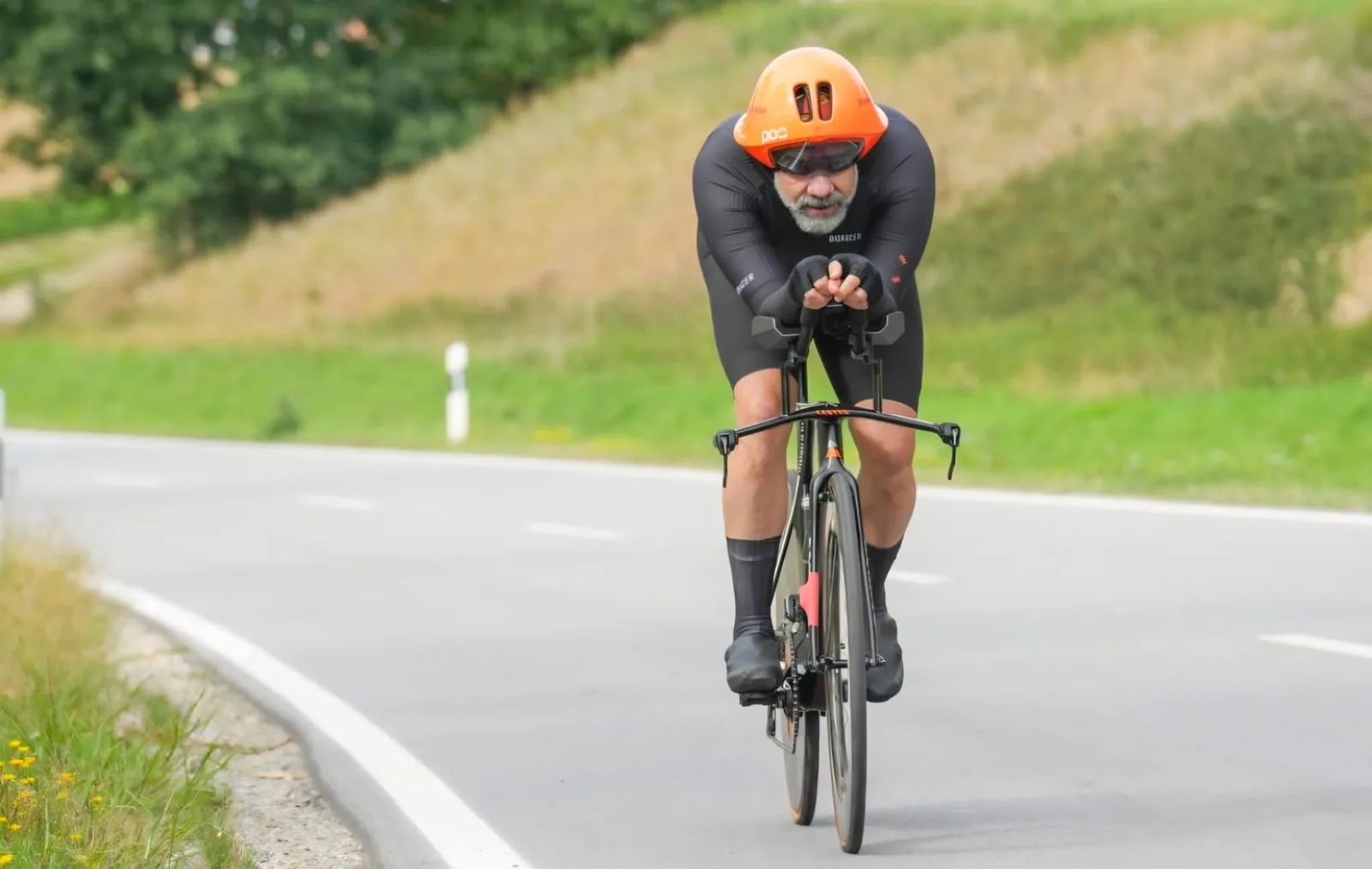 @lechacon on his time trial bike during the Vilstal time trial
